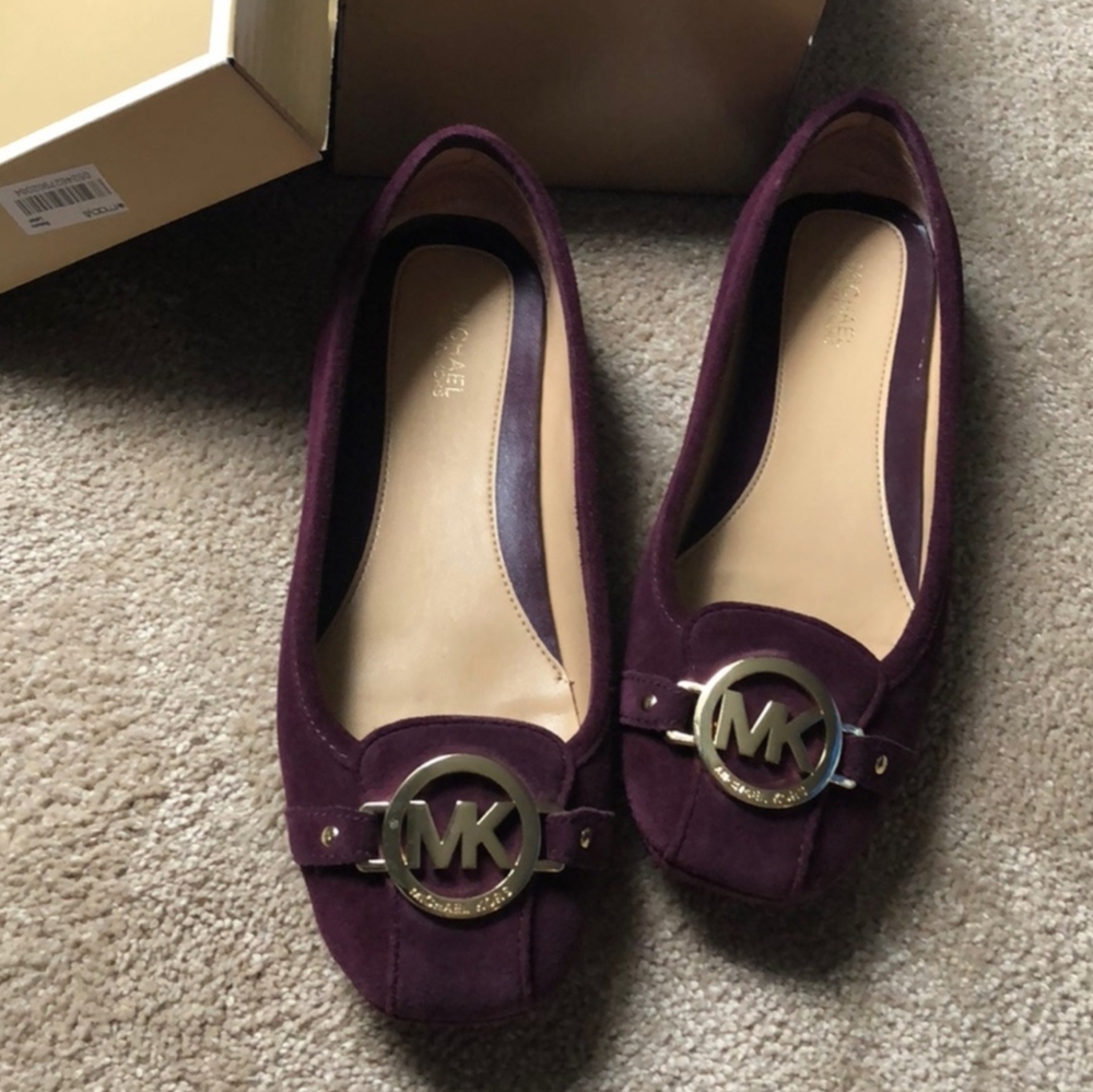 Michael Kors Women's Burgundy Flats